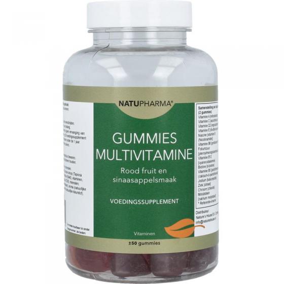 Natupharma gummies multivit roodfr/sinaas
