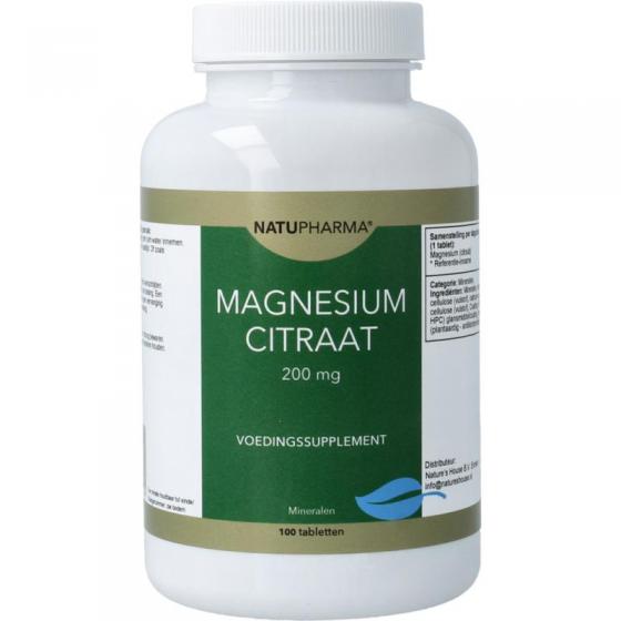 Natupharma magnesium citraat 200mg