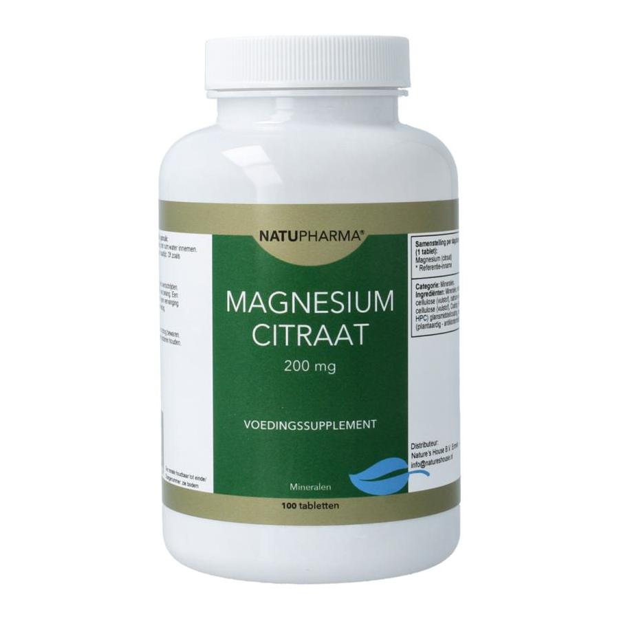 Natupharma magnesium citraat 200mg