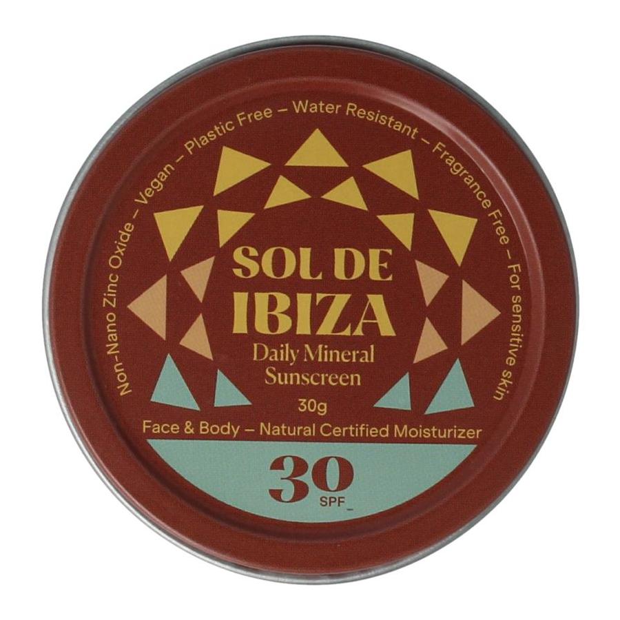 Sol de Ibiza zonnebrandcreme spf30 mini bio