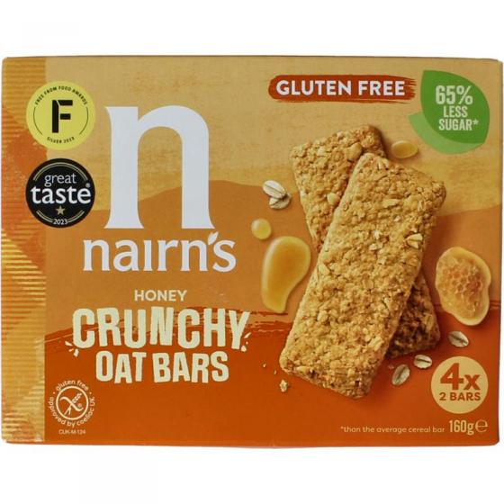 Nairns crunchy oat bars honey gv
