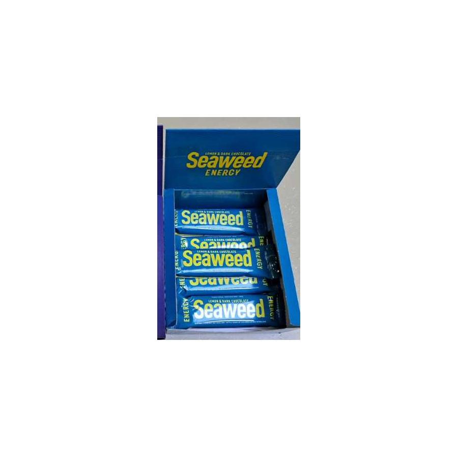 Seaweed protein bar energy lime