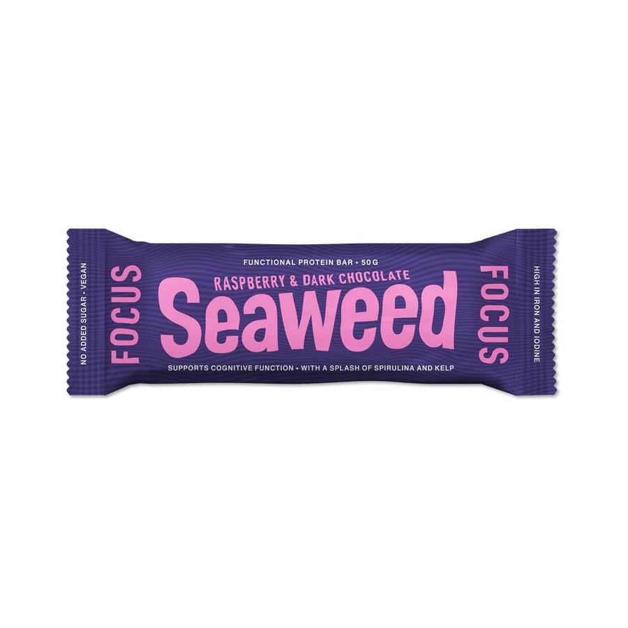 Seaweed proteinbar focus raspberry