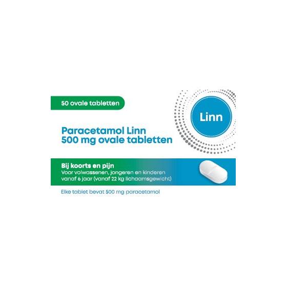 Paracetamol ovaal 500mg