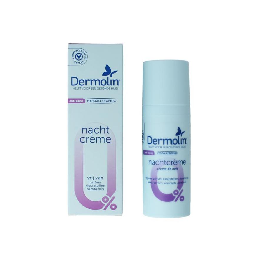 Dermolin nachtcreme anti-aging flacon