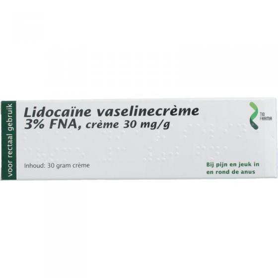 Lidocaine vaselinecreme 3% 5 x 30 gram