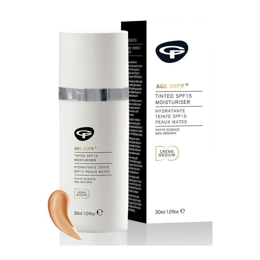 Age defy+ tinted DD moisturiser medium SPF15
