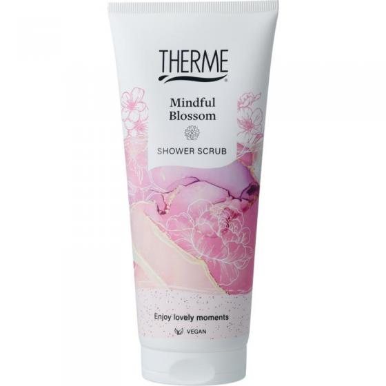  mindful blossom shower scrub