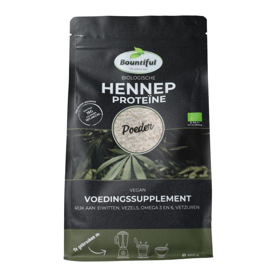 Bountiful hennep proteine poeder bio dem