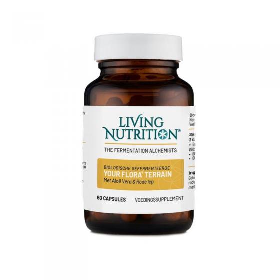 Living Nutrition Your Flora Terrain met aloë vera en rode iep bio