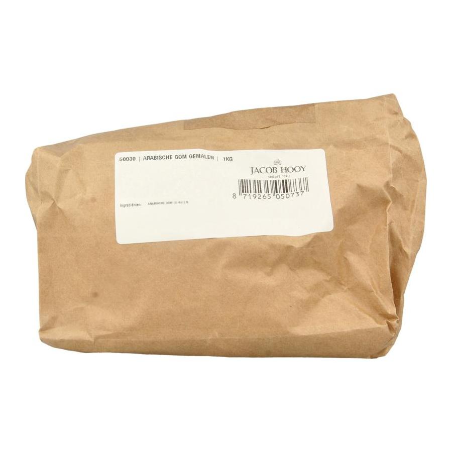 Arabische gom gemalen