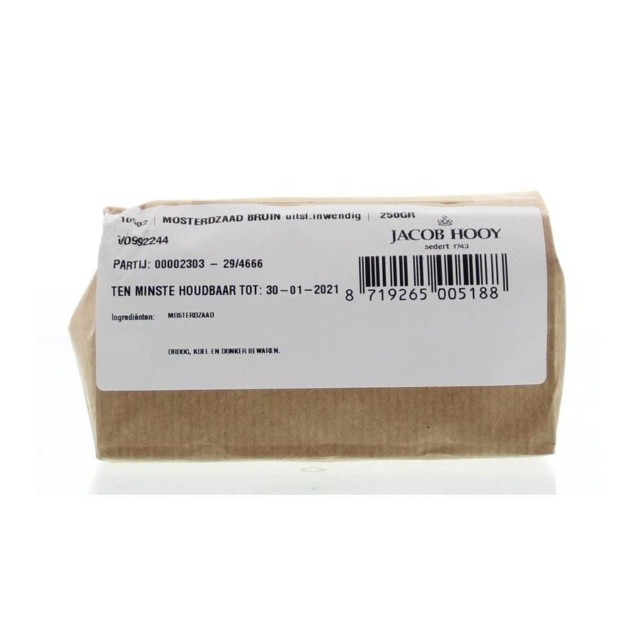 Mosterdzaad bruin