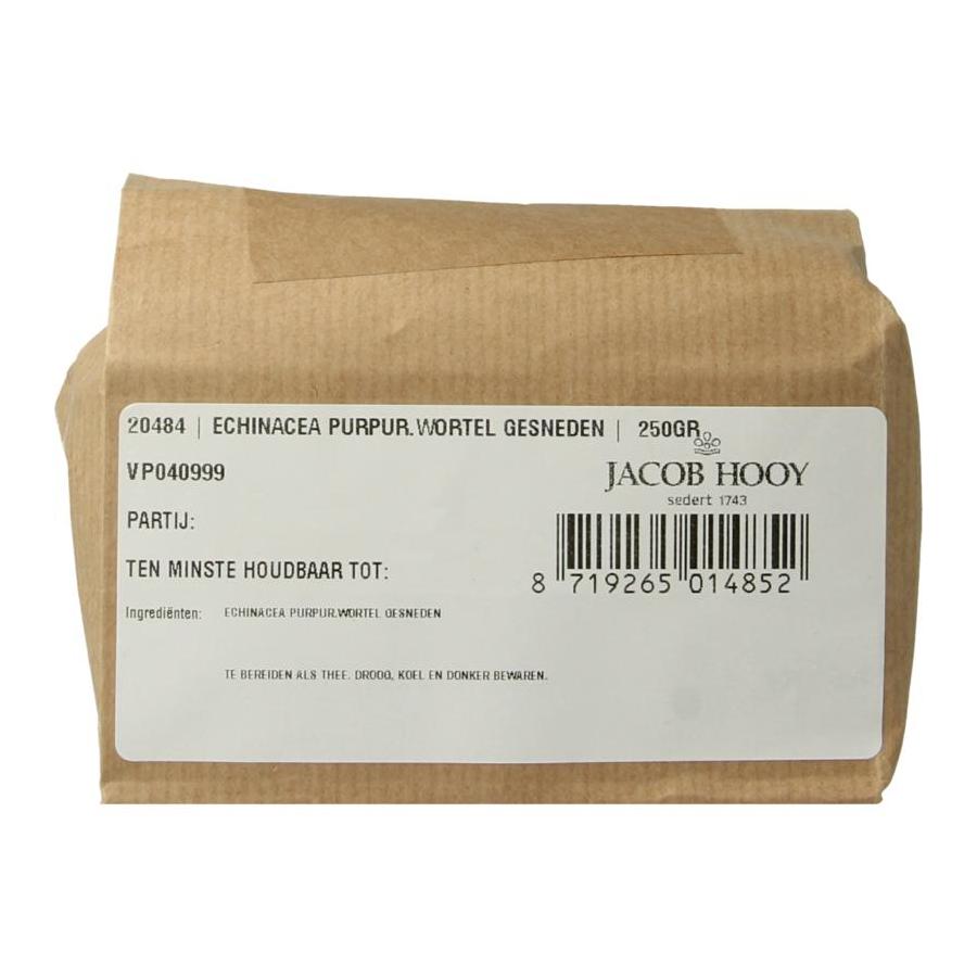 Echinacea purpurea wortel gesneden