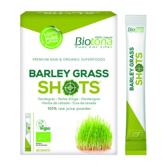 Barley grass raw shots 2.2 gram bio