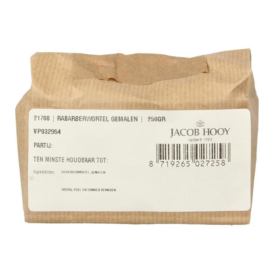 Rabarberwortel gemalen