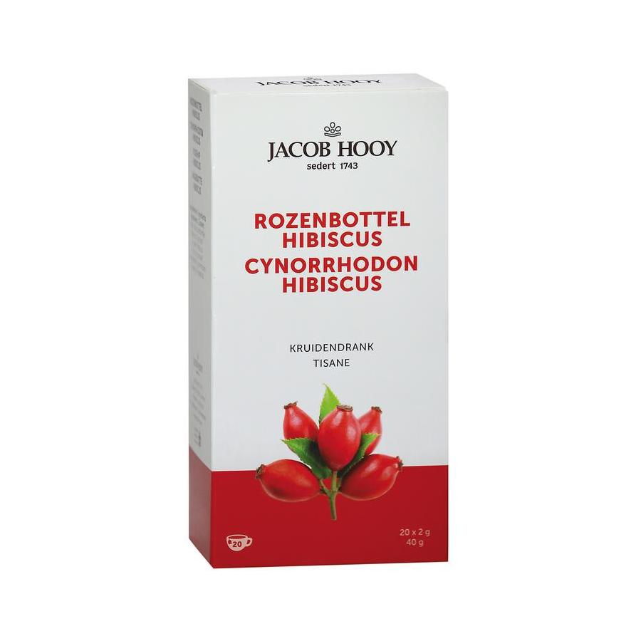 Rozenbottel hibiscus thee zakjes