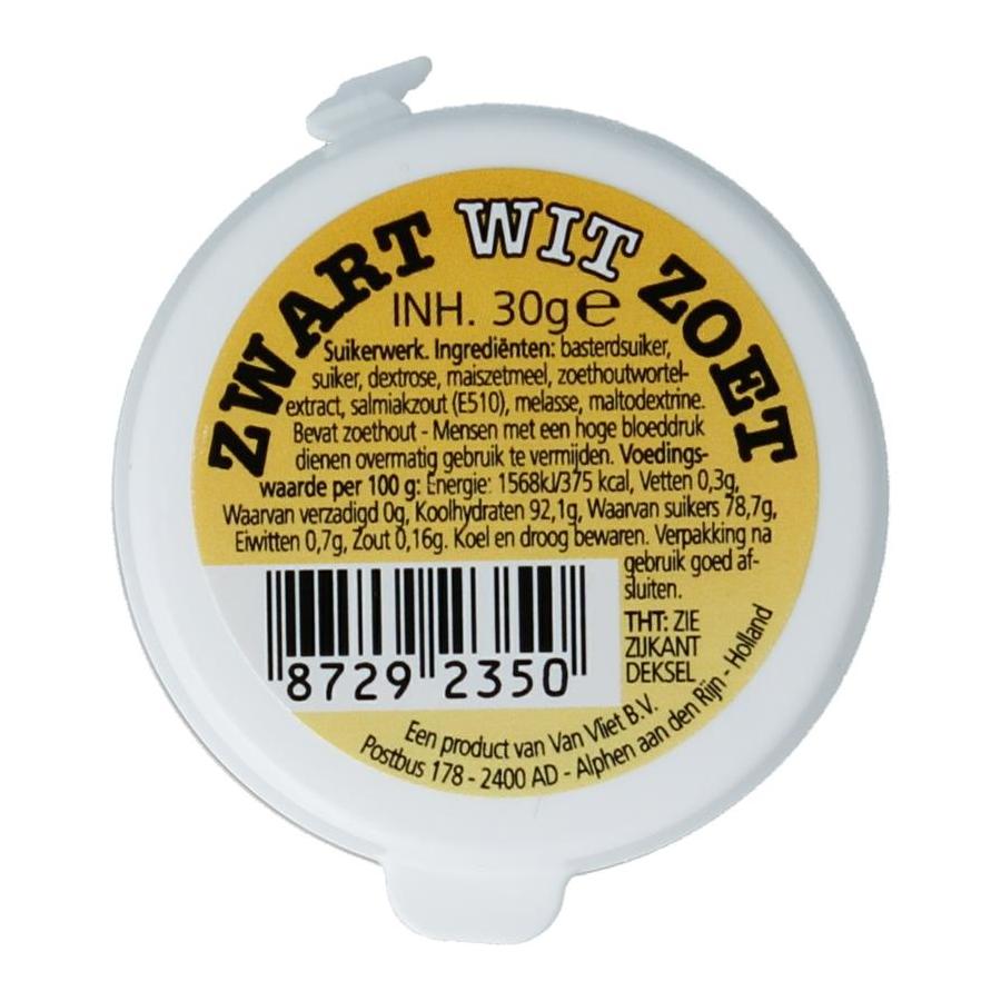 Zwart wit zoet