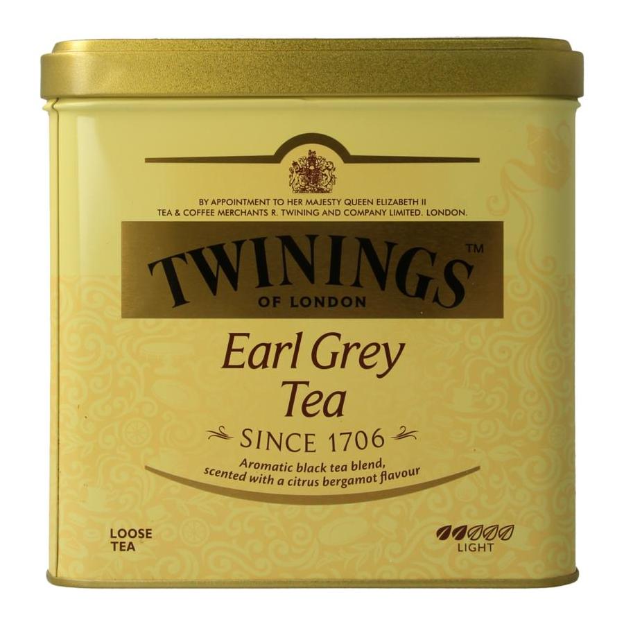 Earl grey blik