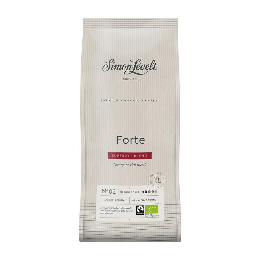Forte superior blend gemalen koffie bio