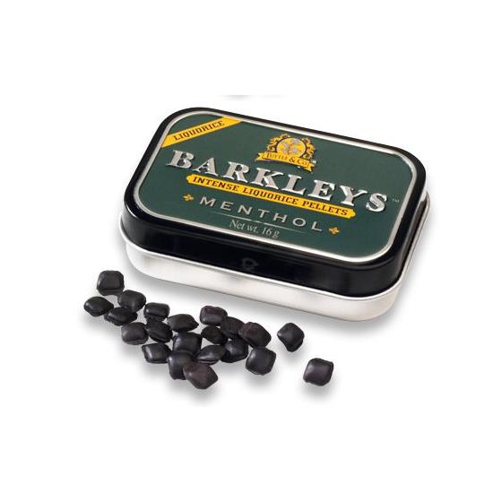 Liquorice pellets menthol