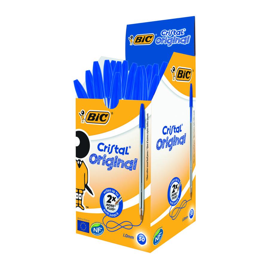 Cristal pennen blauw doos