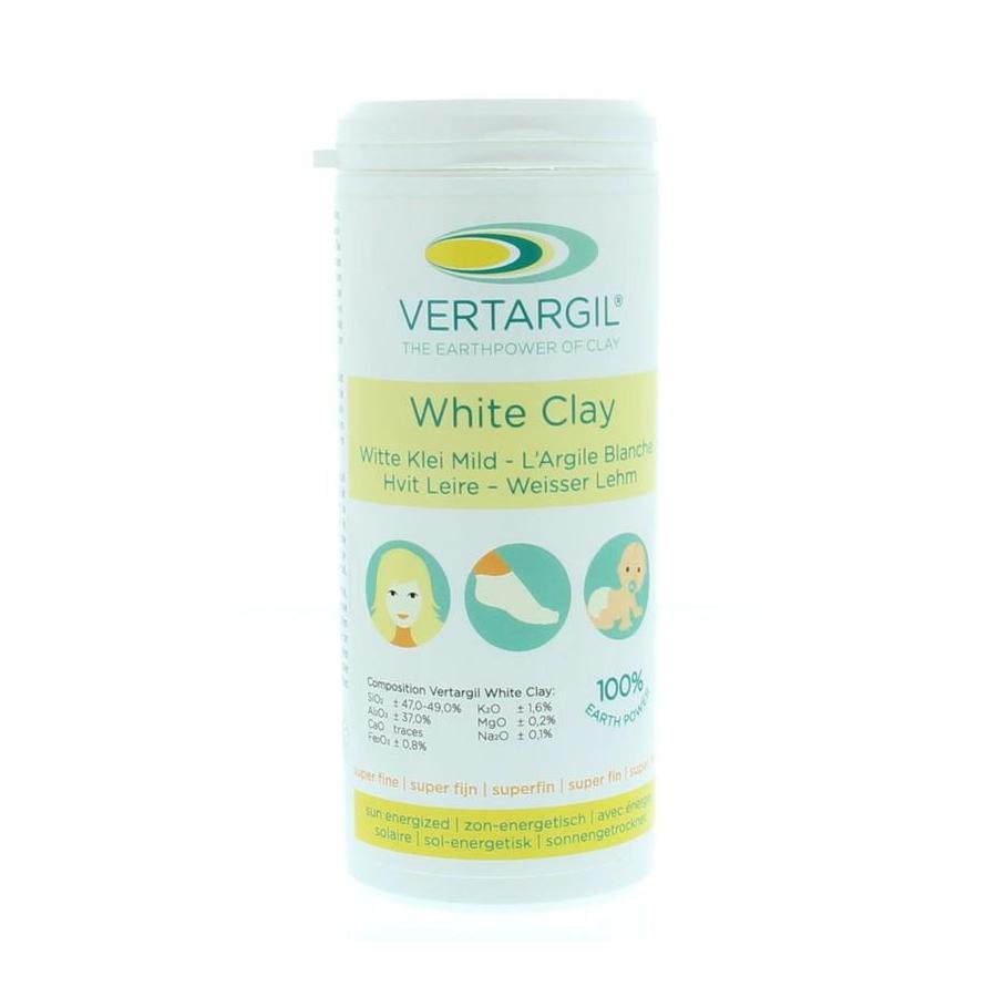 Witte leem strooibus