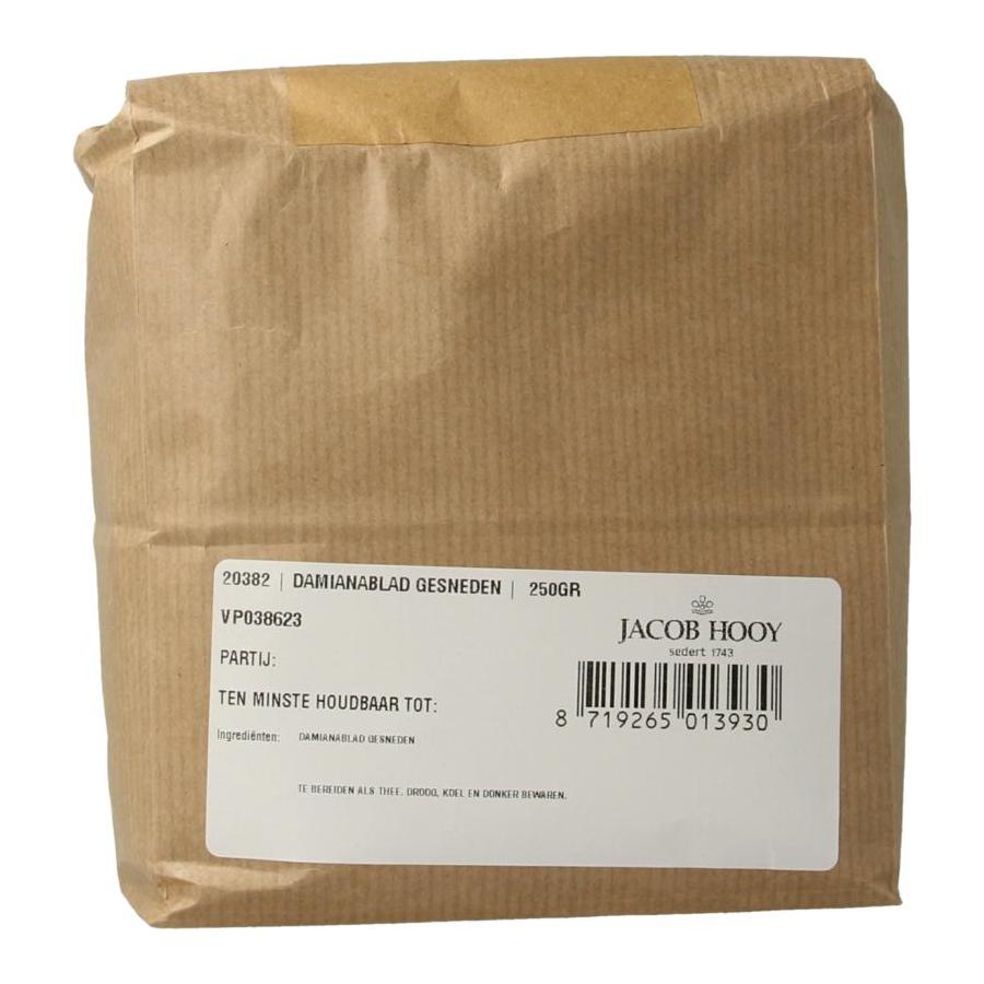 Damiana blad gesneden