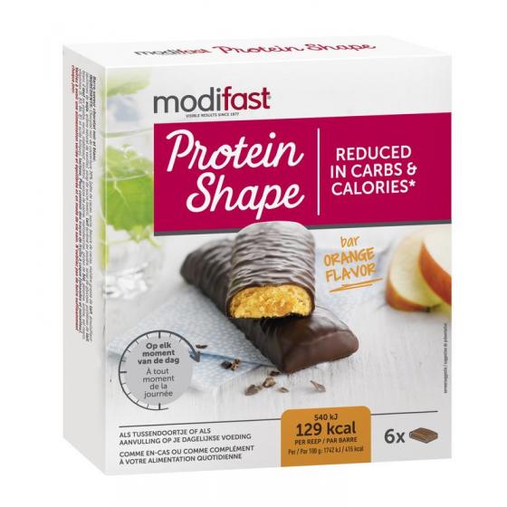 Protein shape reep choco/sinaasappel 6 x 31 gram