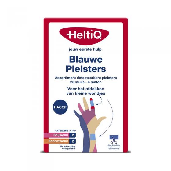 Detecteerbare pleisters blauw