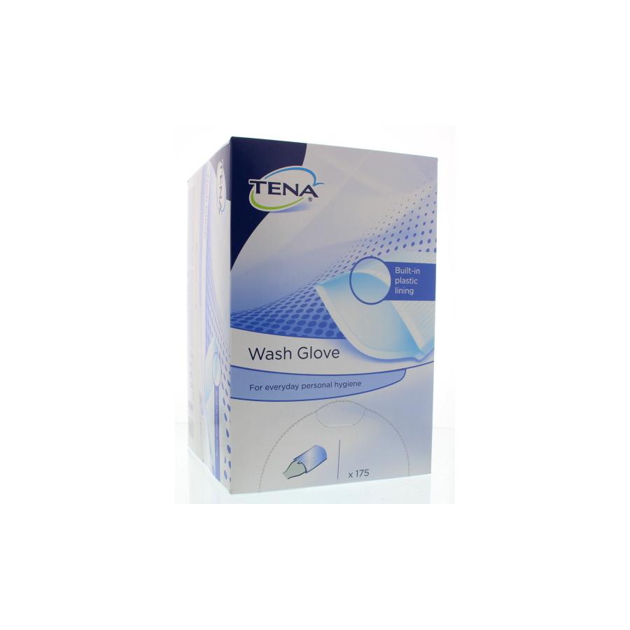 Washandje met plastic voering