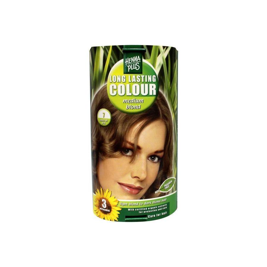 Long lasting colour 7 medium blond