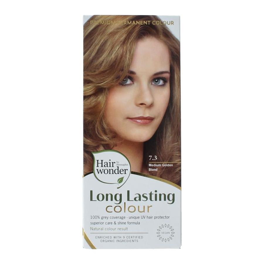 Long lasting colour 7.3 medium golden blond