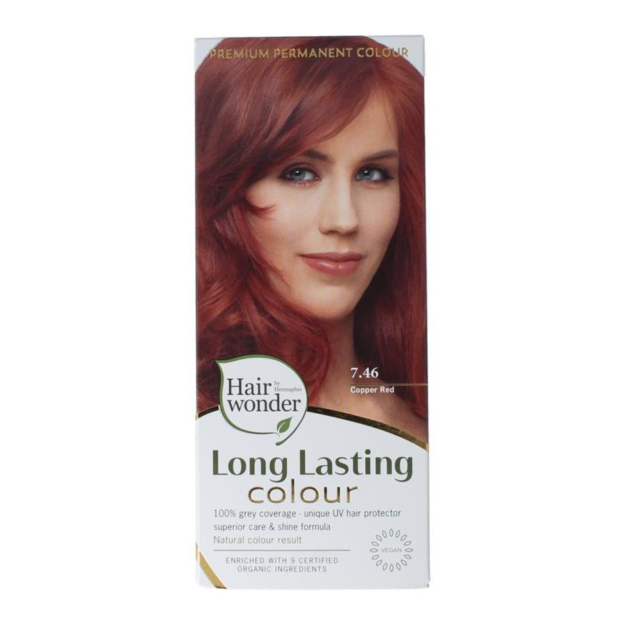 Long lasting colour 7.46 copper red