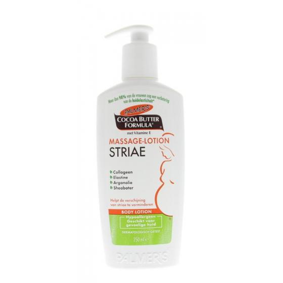 Cocoa butter massage lotion striae