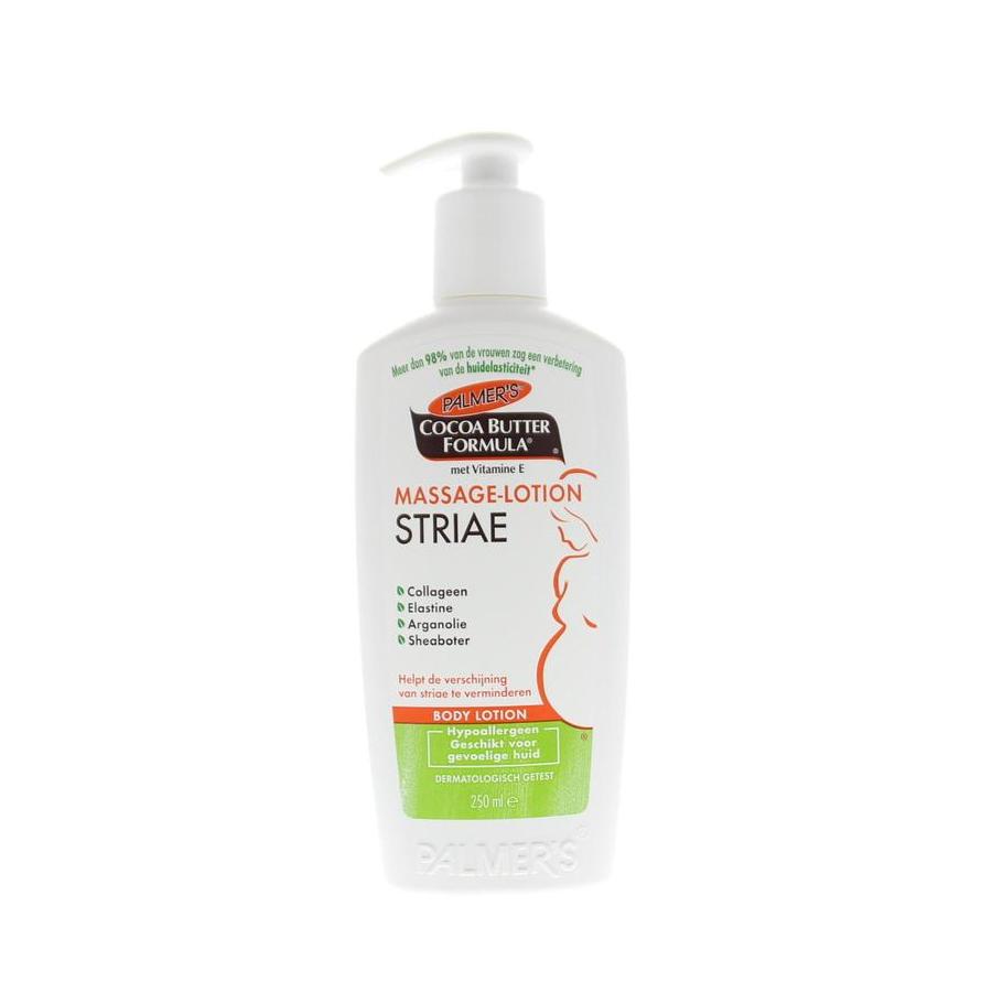 Cocoa butter massage lotion striae