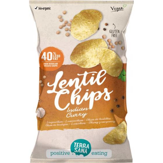 Linzenchips Indian curry bio