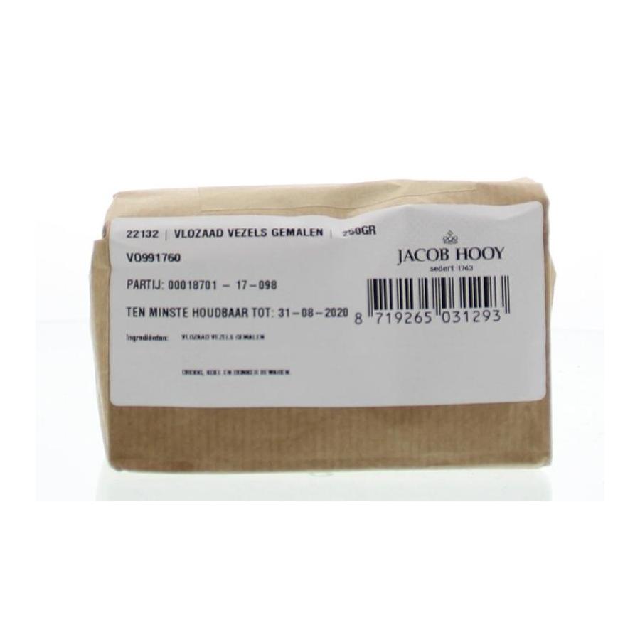 Vlozaad vezels gemalen