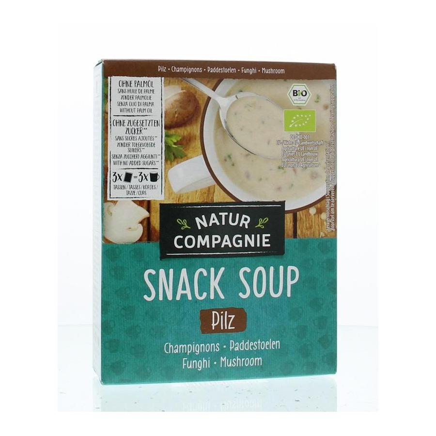 Snack soup champignons bio