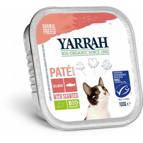 Kattenvoer pate met zalm bio