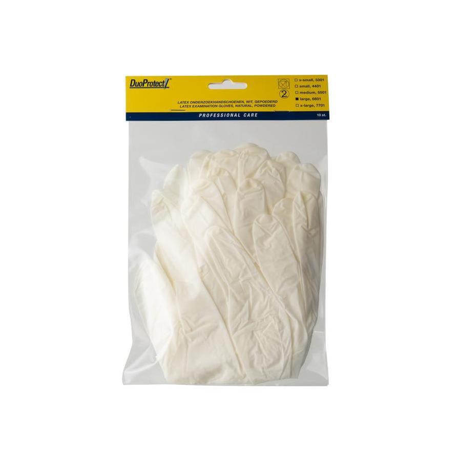 Handschoen latex large