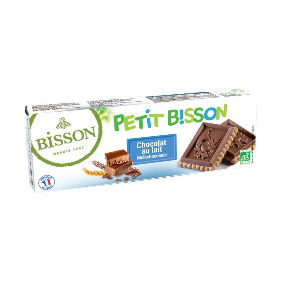 Petit theebiscuit melkchocolade bio