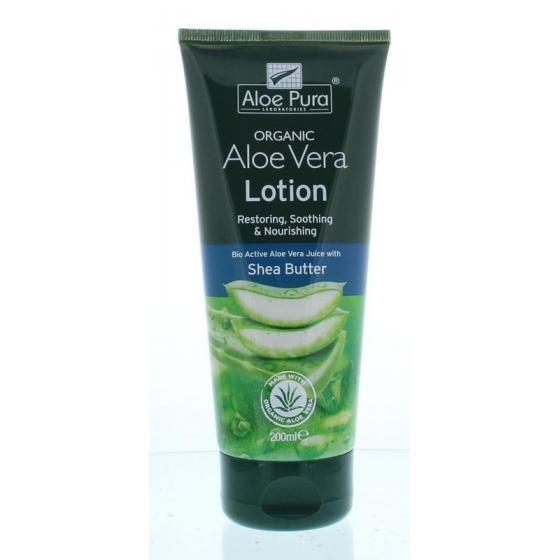 Aloe pura organic aloe vera lotion