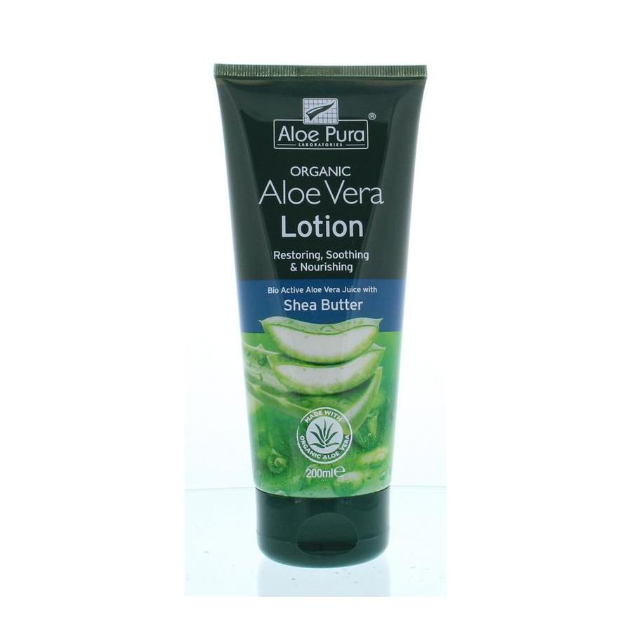 Aloe pura organic aloe vera lotion