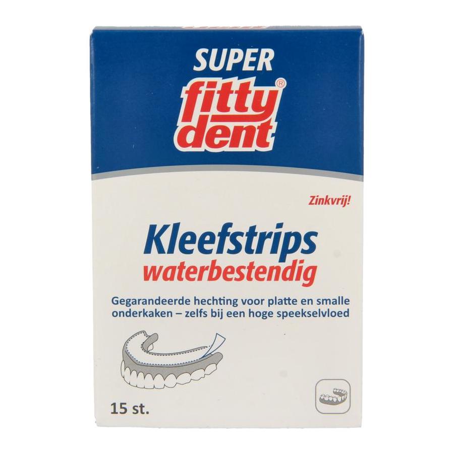 Kleefstrips voor onderprothesen