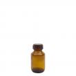 Medicijnfles bruin gedopt 60ml/28mm