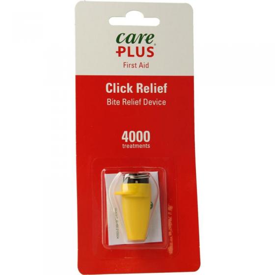 Click away bite relief device