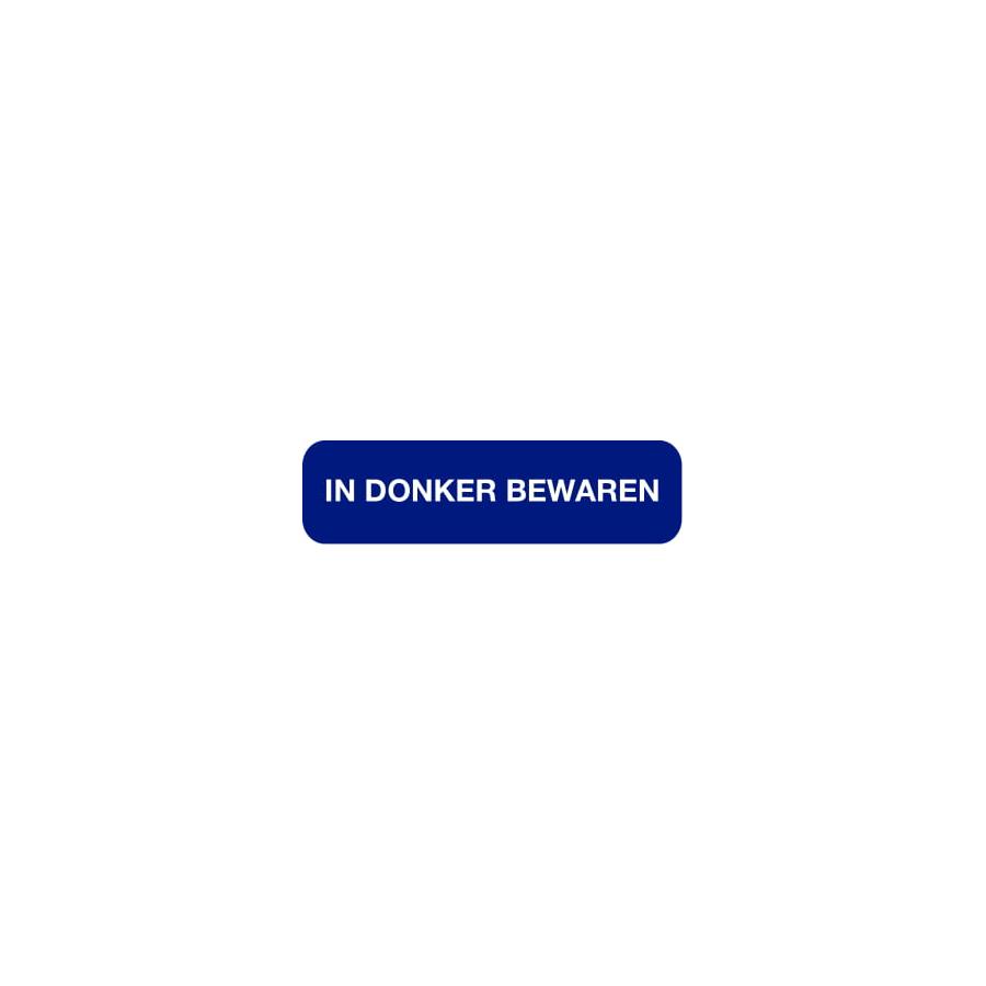 Strooketiket in donker bewaren 44 x 11mm