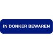 Strooketiket in donker bewaren 44 x 11mm