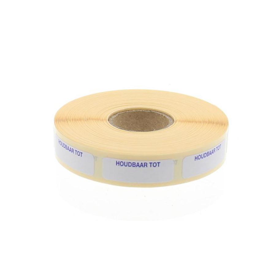 Strooketiket houdbaar tot 30 x 10mm