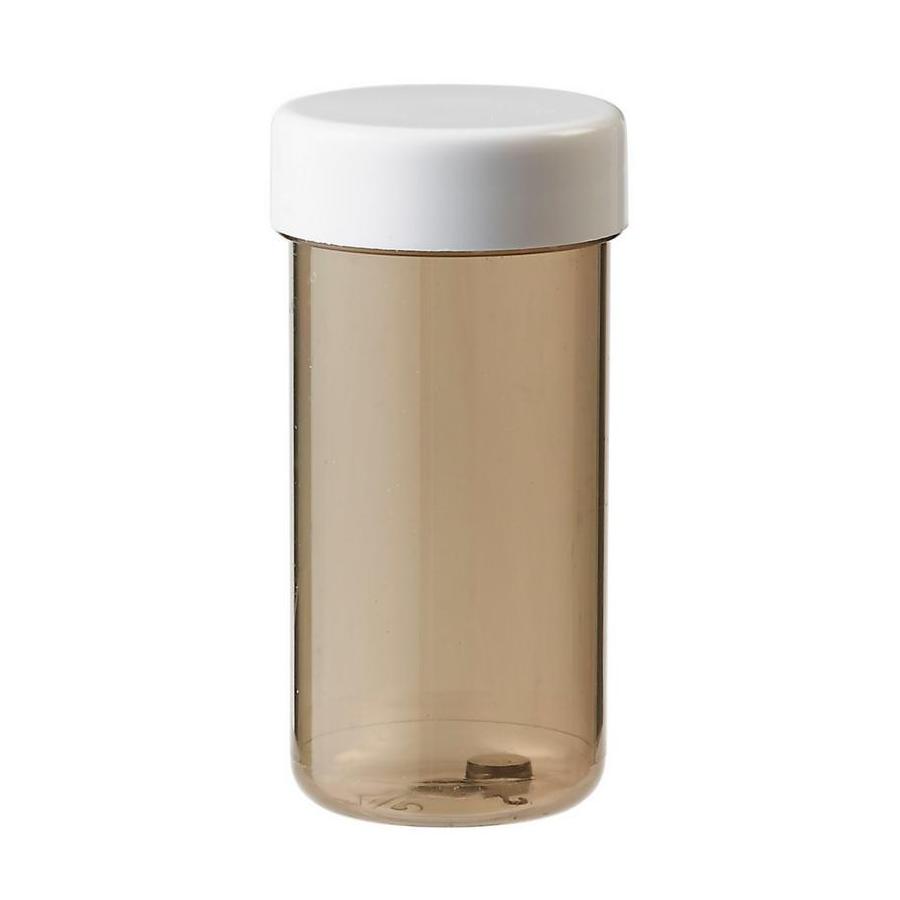 Plastobel tabletfles bruin gedopt 50ml